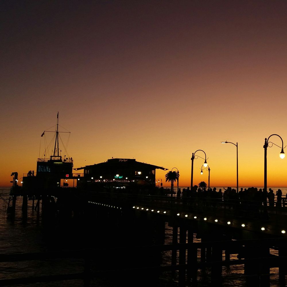 Sunset at the Old Pier