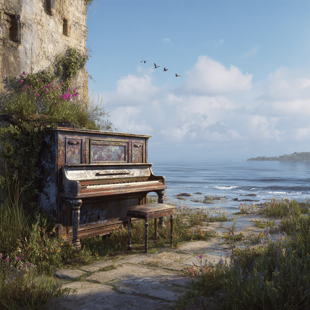 The Old Piano by the Sea