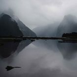 The Ferry in Misty Rain