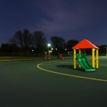 Abandoned Playground at Dawn
