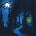 Moonlit Whispers on the Mountain Path