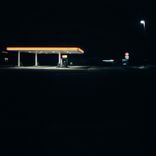 Silent Reverie at the Abandoned Gas Station