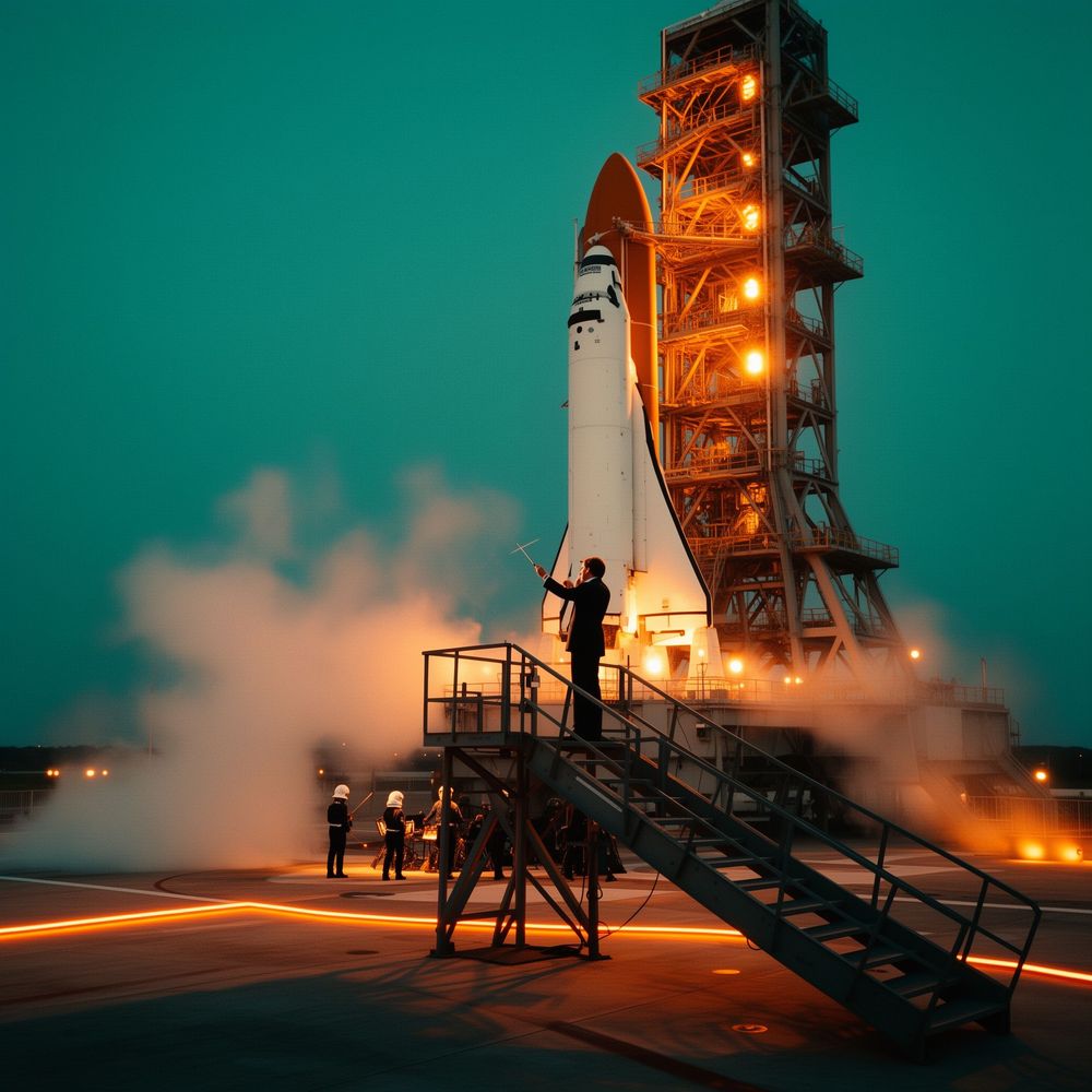Night Ramp at the Launch Pad