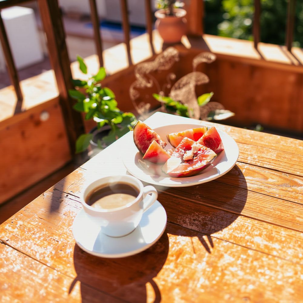 Morning Light on the Terracotta Terrace