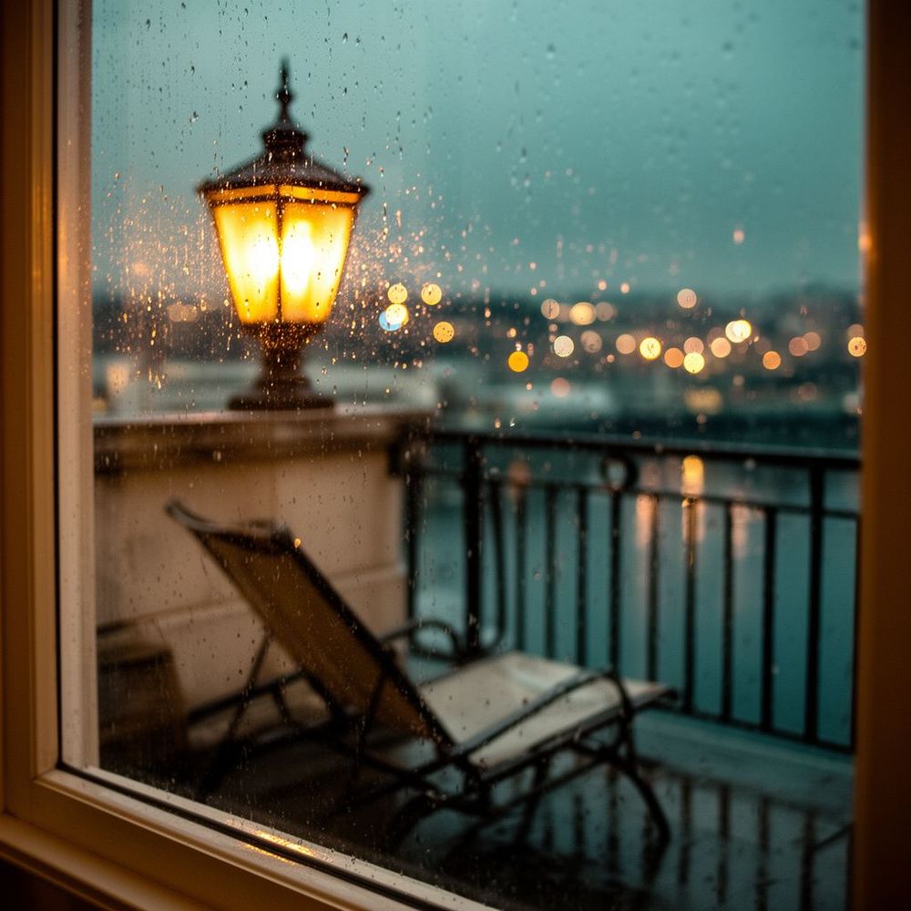 Lantern After Rain